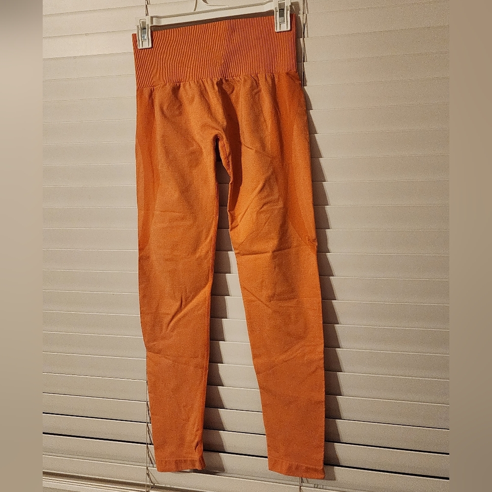 NVGTN Orange High-Waisted Leggings